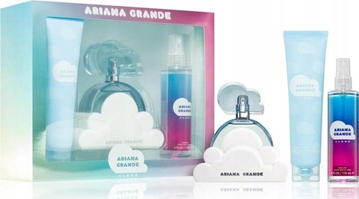 Produktbild Ariana Grande Cloud von für Frauen Geschenkset 3.4oz EDP Spray 3.4oz Body Souffle 4oz Body Mist - (Parfum set)