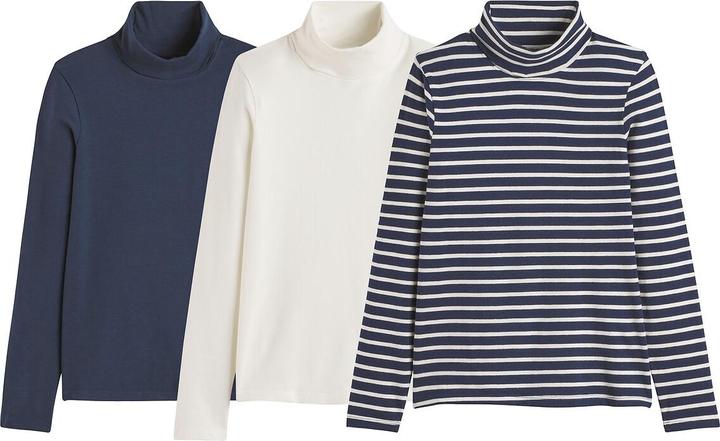 Image du produit La Redoute Collections 3er-Pack Unterziehrollis (102)