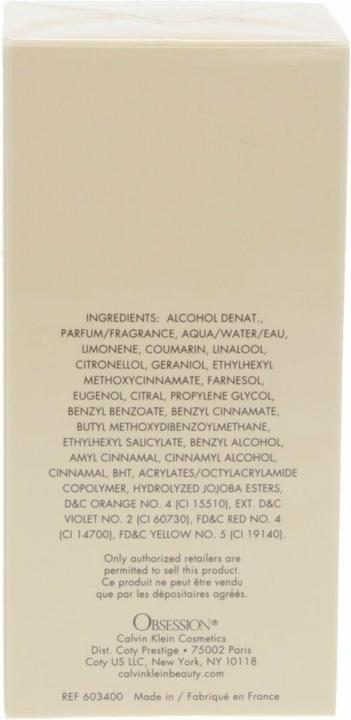 Image du produit Calvin Klein Obsession (Eau de parfum, 100 ml)