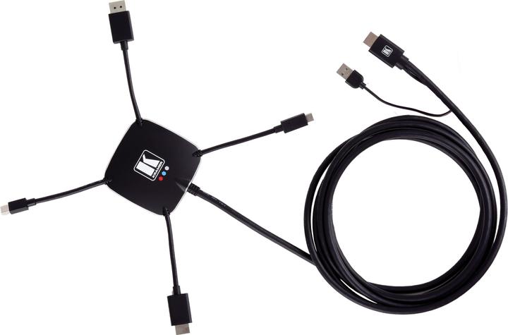Produktbild Adapterkabel aktiv K-SPIDER (3 m, DisplayPort, HDMI, USB Typ C)