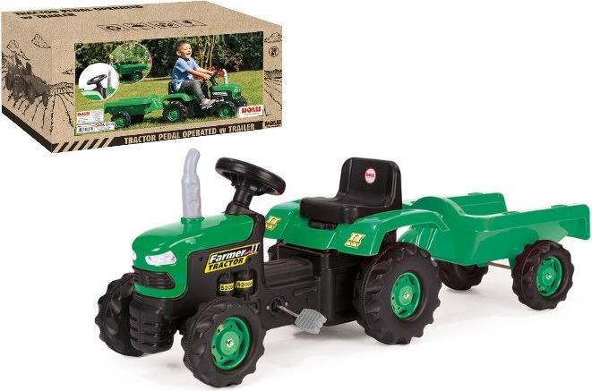Image du produit Wader Dolu Traktor na pedały z przyczepą