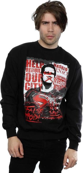 Image du produit - Sweat BATMAN SUPERMAN FALSE GOD - Homme (L)