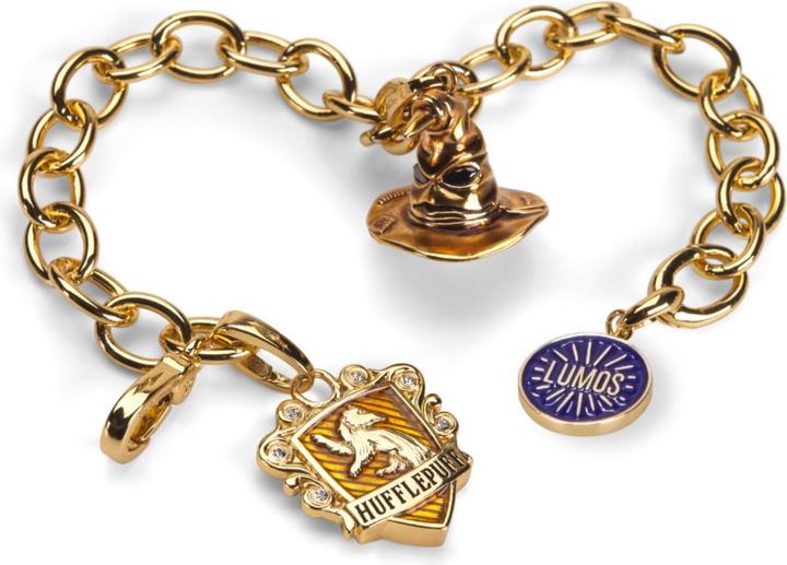 Actual product image Noble Collection Harry Potter - Braccialetto Talismano Lumos Tassorosso