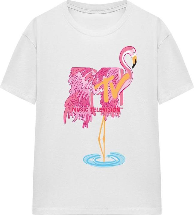Actual product image MTV Unisex Adult Flamingo T-Shirt (M)