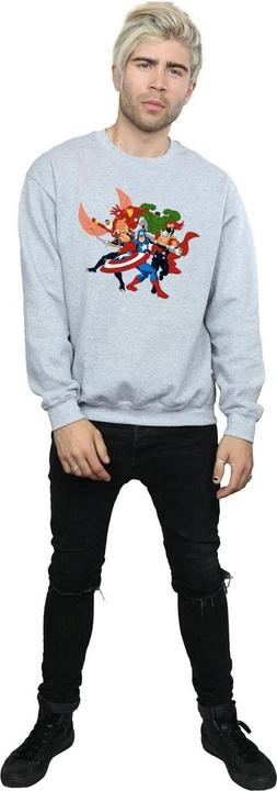 Immagine prodotto Avengers Assemble Comic Team Felpa Uomo (3XL)