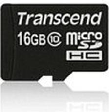 Transcend 16GB MICROSDHC CLASSE 10 UHS-I (16 GB, microSDHC, U1, UHS-I)