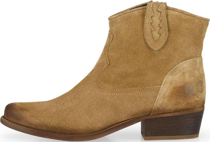 Felmini Die Wide Cowboy-Stiefelette aus Marvin-Leder ist eine trendige und bequeme Wahl. Diese weite