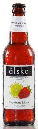 Actual product image Älska STRAWBERRY & LIME Cider box 12 x 500 ml / 4 % Sweden (12 x 50 cl)
