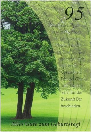 Image du produit ABC Carte d'anniversaire 95 chiffres arbre
