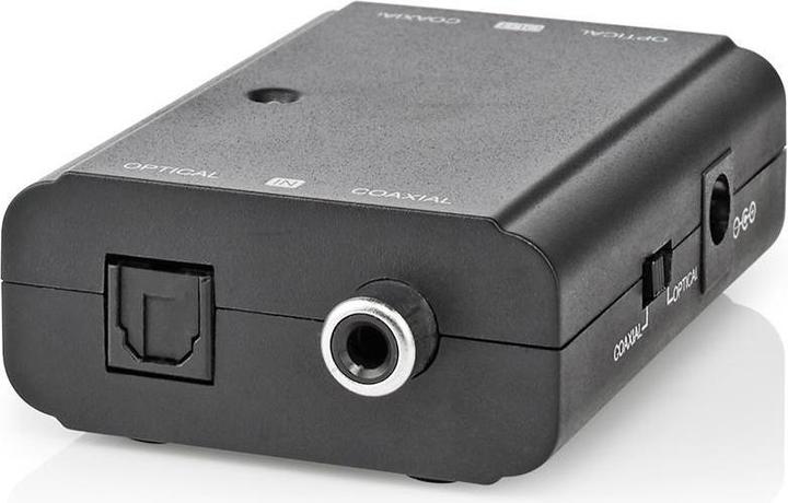 Produktbild Nedis Digital Audio Converter 2-Weg Anschlüsse - Eingang: 1x S / PDIF (RCA) Buchse / 1x TosLink Buch (0.05 m, Optisch)