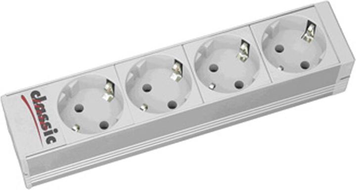 Produktbild Bachmann 25,40cm (10") Steckdosenleiste 4fach (19.07.1194) (4 x, CEE 7/7, 2 m)