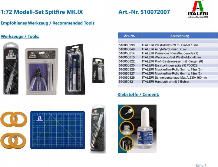 Produktbild 1:72 Spitfire MK.IX
