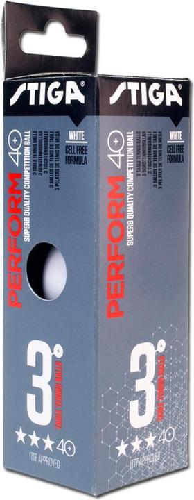 Produktbild Stiga Wettkampfball Perform*** Cell-Free (3 Stk.)