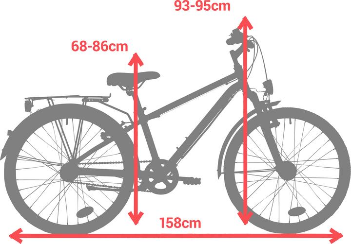 Actual product image Btwin HOPRIDER 900 (24")