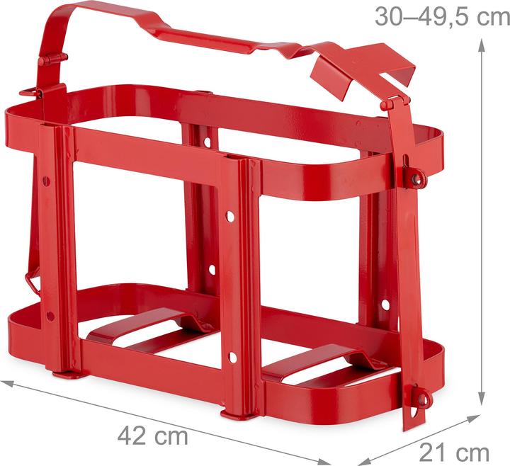 Actual product image Relaxdays Benzinkanister Halterung