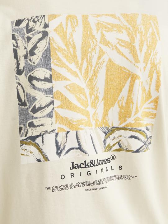 Actual product image Jack & Jones Jorsplit Back Tee Ss Crew Neck Ln (M)
