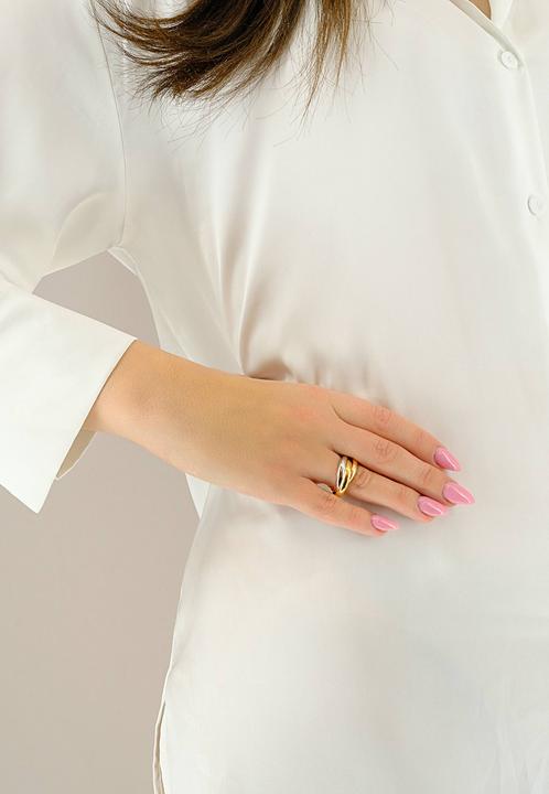 Actual product image Muau Ladies ring (51, 750/18 K Gold)