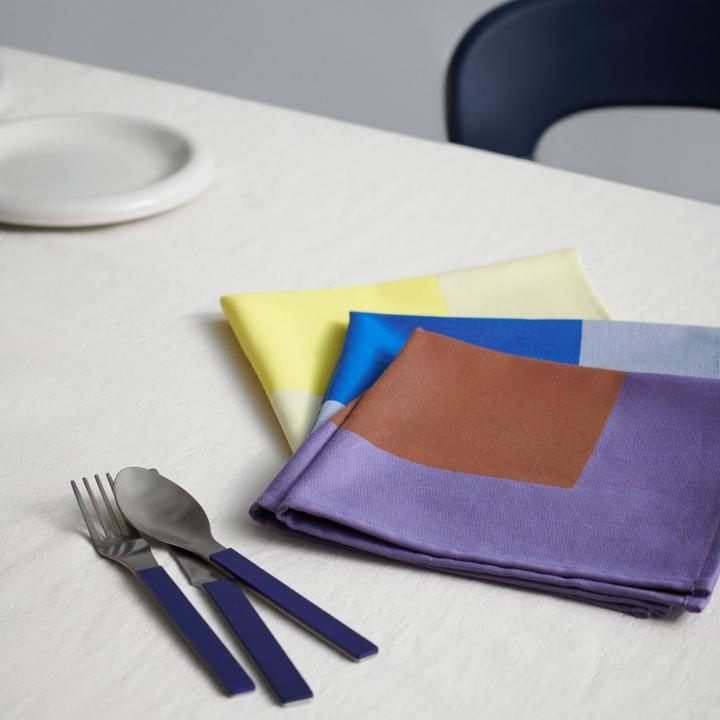 Produktbild HAY MVS Besteck-Set 4-er Set, Dunkelblau (4 Stück, Messer)