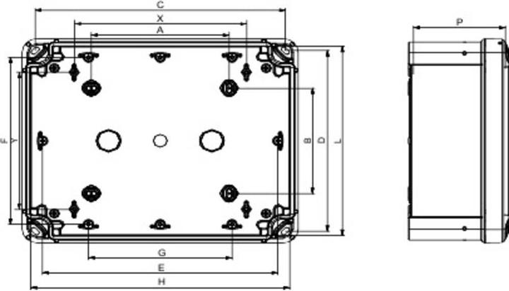 Actual product image Schneider Housing Inn uss.HWD105 H40 (Housing)
