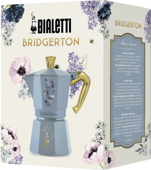 Actual product image Bialetti Bridgerton Moka Express espresso maker 6 cups (6 T.)