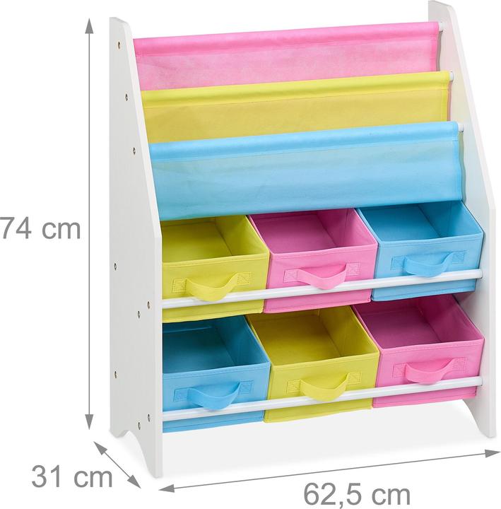 Relaxdays Scaffale per bambini