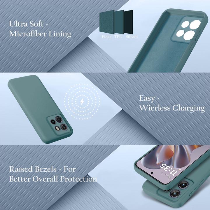 Produktbild Cadorabo Hülle für Motorola Moto Edge 50 Neo im Liquid Case Design (Motorola Edge 50 Neo)
