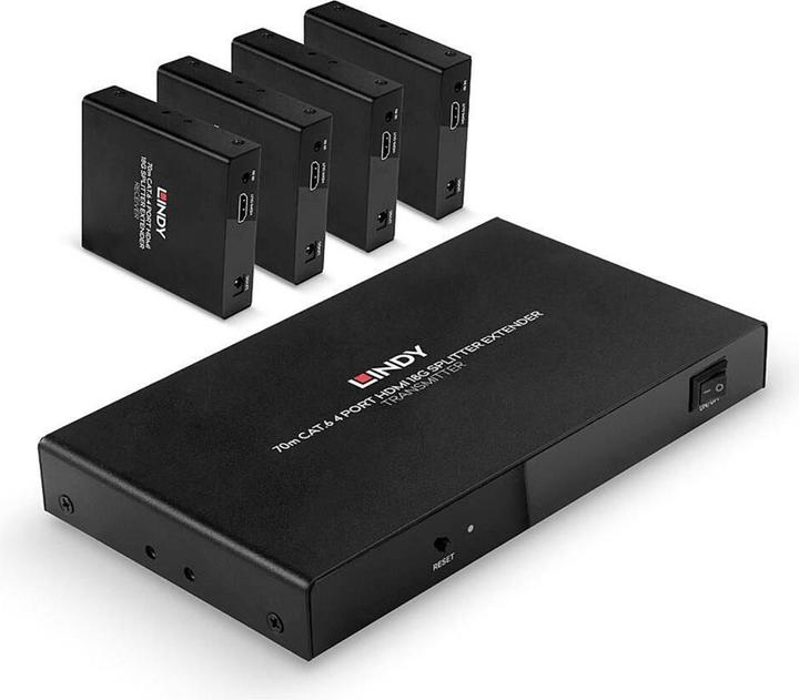 Produktbild Lindy 4 Port HDMI Splitter, Extender