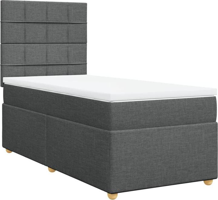 Immagine prodotto VidaXL Bo x letto a molle con materasso 120 x 200 cm in tessuto (120 x 200 cm, 120 x 200 cm)