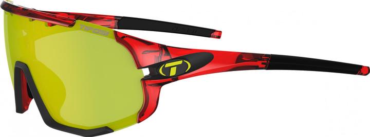 Actual product image Tifosi Sledge Sports Glasses-crystal red (Black, Red, Black, Red)