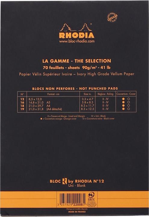 Produktbild Rhodia Basics (C7, Blanko, Weicher Einband)