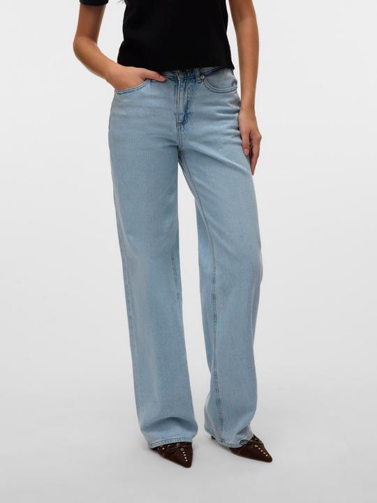 Produktbild Vero Moda VMMELISA Mid Rise Weiter Beinschnitt Jeans Weit geschnitten (W27/L32)