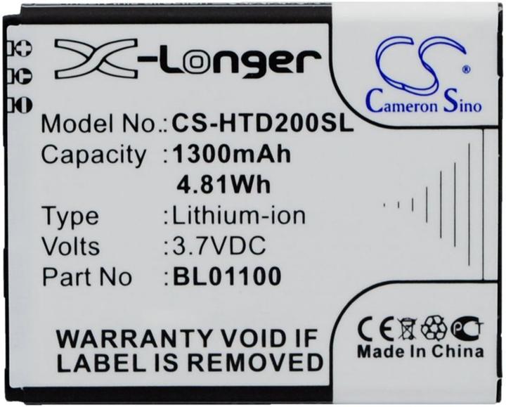 Produktbild NoName Battery for HTC A320E etc