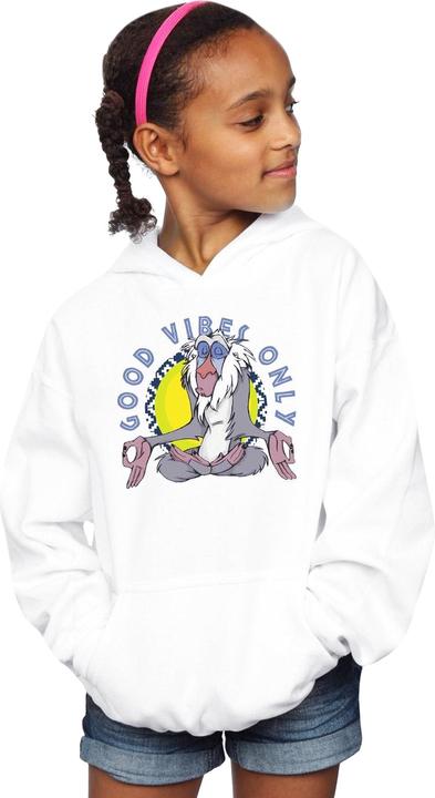 Actual product image Disney Girls The Lion King Rafiki Good Vibes Only Hoodie (116)
