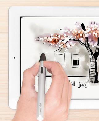 Immagine prodotto Ten One Design Ten1 Pogo Connect, stilo sensibile alla pressione per iPad - argento