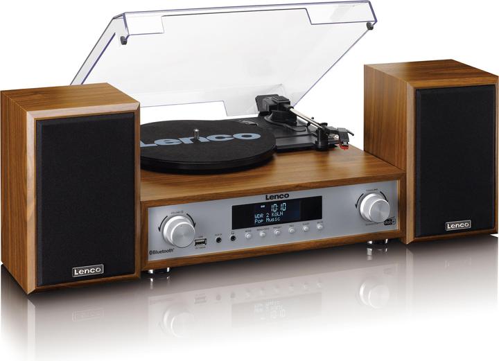 Actual product image Lenco MC-160WD (Bluetooth, Record player, 2x 10 W)