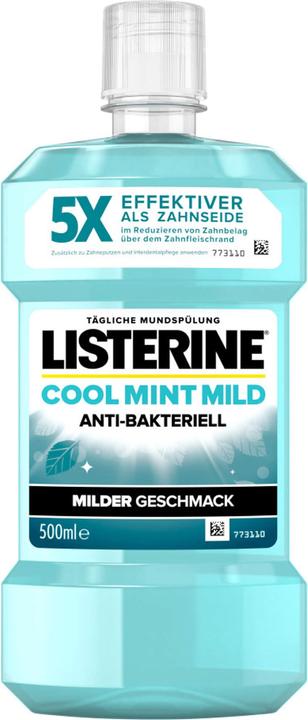 Actual product image Listerine Cool Mint Mild (500 ml, Mouthwash)