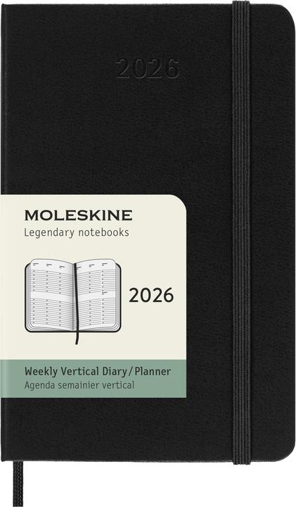 Moleskine Taschenagenda Hard Cover Weekly (90 x 140 mm, Englisch)