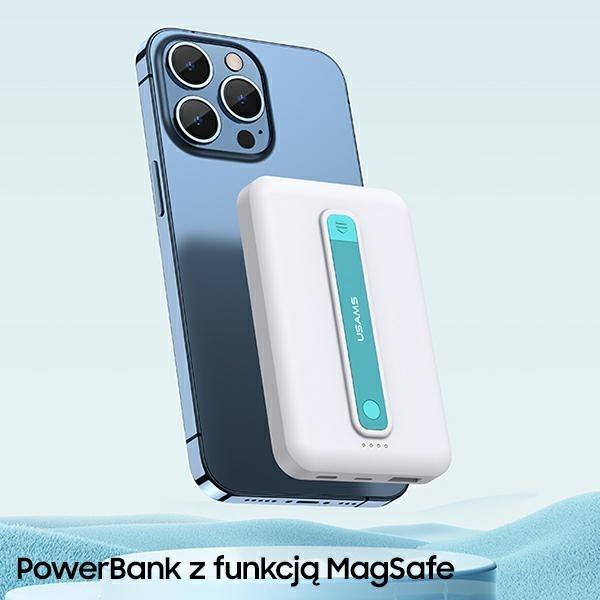 Actual product image Usams Magnetic Wireless Fast Charging Power Bank (10000 mAh, 22.50 W, 15 Wh)