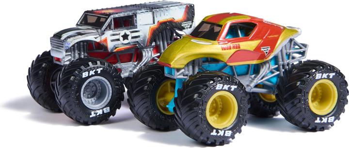 Actual product image Monster Jam Marvel Iron Man Vs. War Machine