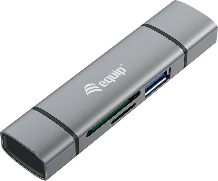 Produktbild equip USB 3.0 HUB Kartenleser (USB-C, USB 3.0)