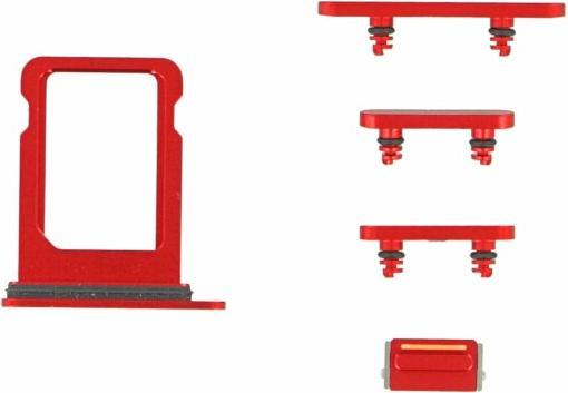 Immagine prodotto OEM Set di pulsanti per iPhone 12 Mini rosso (iPhone 12 Mini)