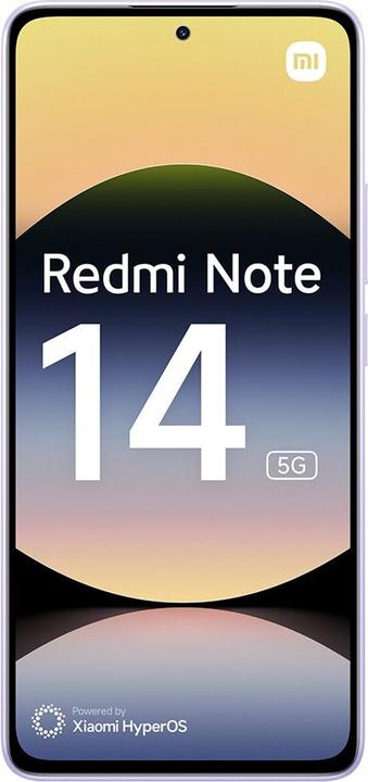 Produktbild Xiaomi Redmi Note 14 (256 GB, Lavender Purple, 262.60", Dual SIM, 108 Mpx, 5G)