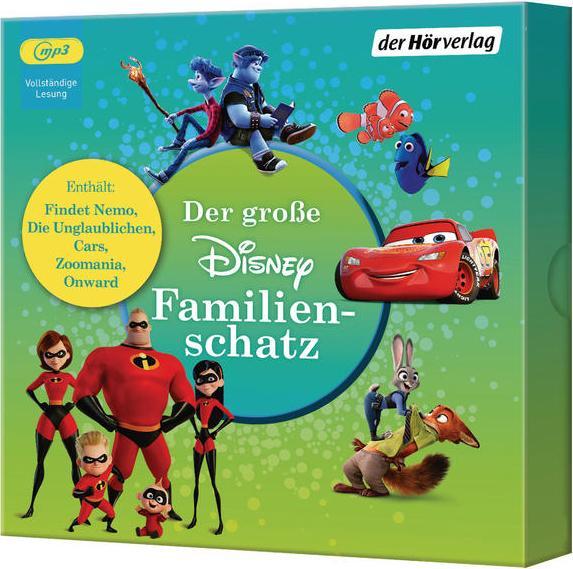 Immagine prodotto Il grande tesoro della famiglia Disney (Udo Wachtveitl, Markus Maria Profitlich, Anke Albrecht, Claudia Amor, Manou Lubowski, Tedesco)