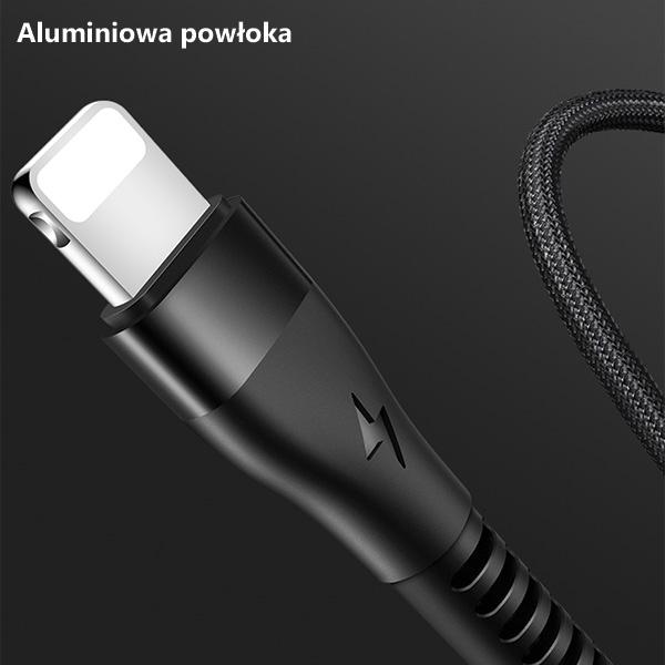 Image du produit Usams Câble USB-A vers Lightning 1.2m bleu (63781-uniw) (1.20 m, USB 3.0)