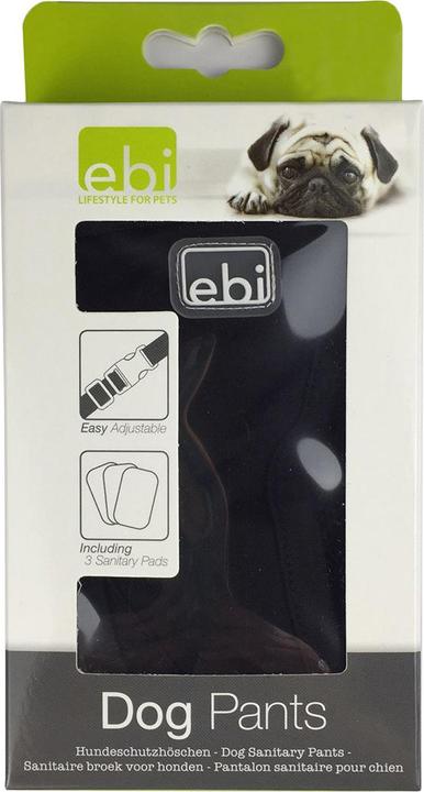 Productafbeelding EBI Dog Pants Classic incl. 3 Sanitaire Pads XS (Hond)