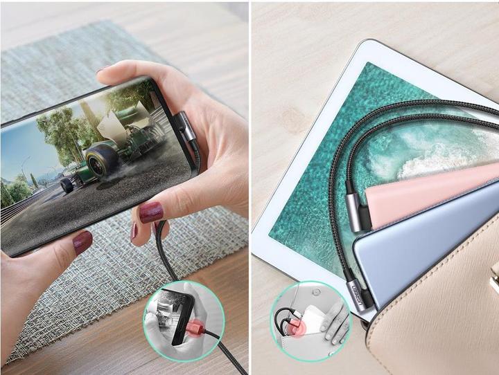 Actual product image Ugreen Right Angle USB C Quick Charging Cable (0.50 m, USB 2.0)