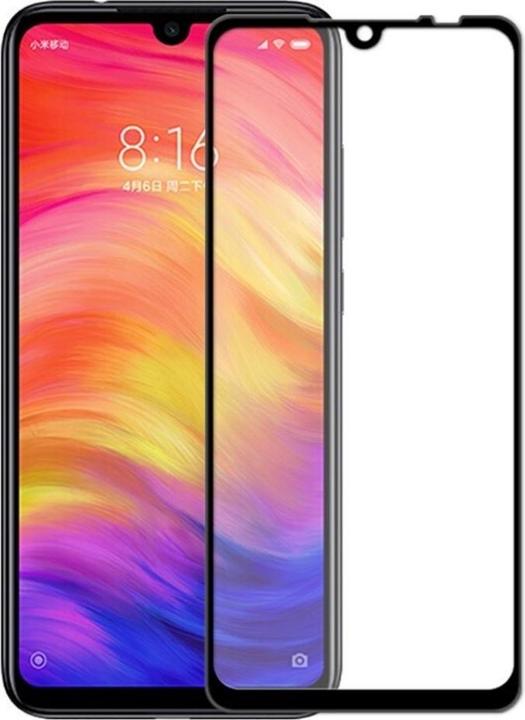 Screenguard Xiaomi Redmi Note 7 Full Screen Panzerglas Schutzfolie 2.5D 9H (1 Stück, Xiaomi Redmi Note 7)