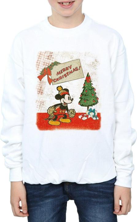 Actual product image Disney Boys Mickey Mouse Vintage Christmas Sweatshirt (116)