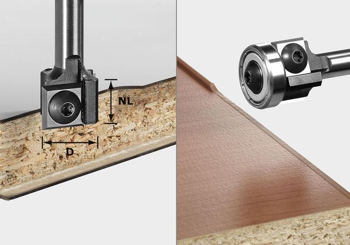 Produktbild Festool Bündigfräser-Wendeplatten S8 HW D19 12x12 KL OFK