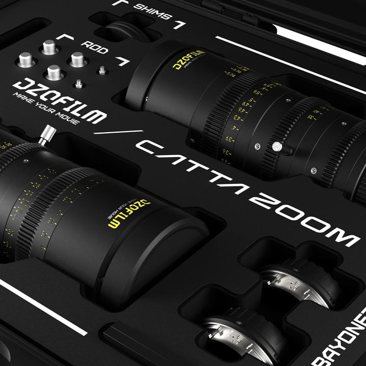 Actual product image Dzofilm Catta Zoom Bundles 18-35/35-80 T2.9-E Mount(Black) (C-mount, full size)
